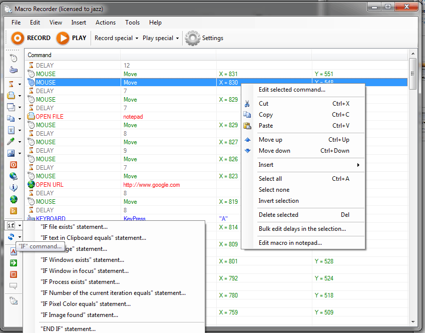 Screenshot for Jitbit Macro Recorder 5.3.2